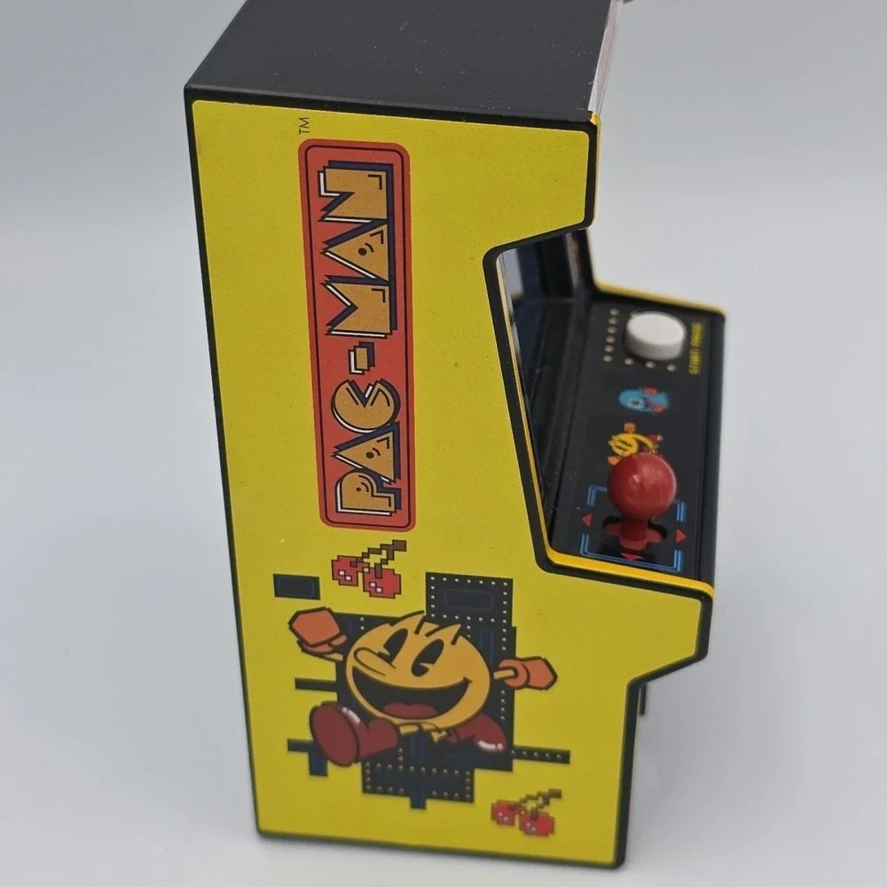 Pac-Man Mini Hand Held Arcade Game Bandai Namco Tested & Works